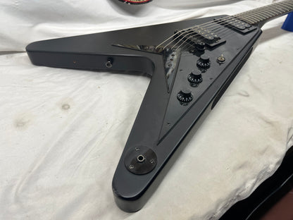 Epiphone Flying V Goth '58 Electric Guitar 2003 - Pitch Black