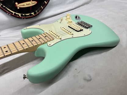 Fender American Performer Stratocaster Strat HSS Electric Guitar - Satin Surf Green