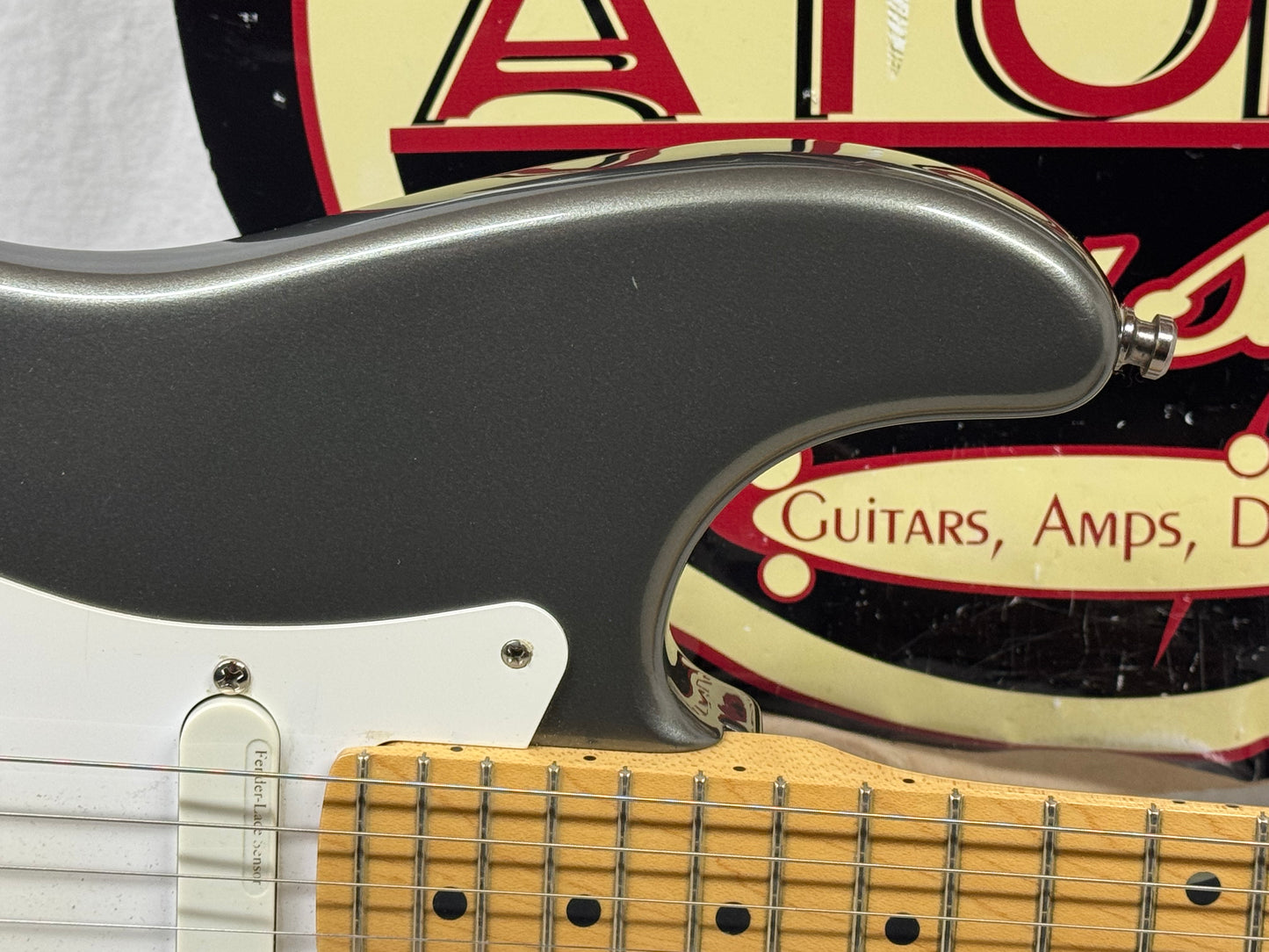 Fender USA Eric Clapton Stratocaster Guitar with Case 1998 - Pewter / Maple neck