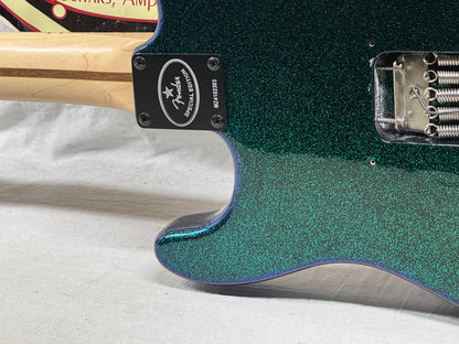 Fender Special Edition FSR Flip Flop Standard Stratocaster Guitar - upgraded! 2004 - Green-Blue