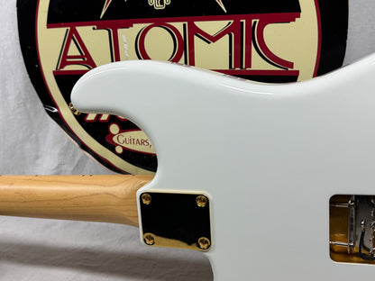 Fender MIJ Ken L’arc-en-Ci Signature Experiment #1 no. 1 Stratocaster Guitar with Case 2024 - Polar White / Maple neck