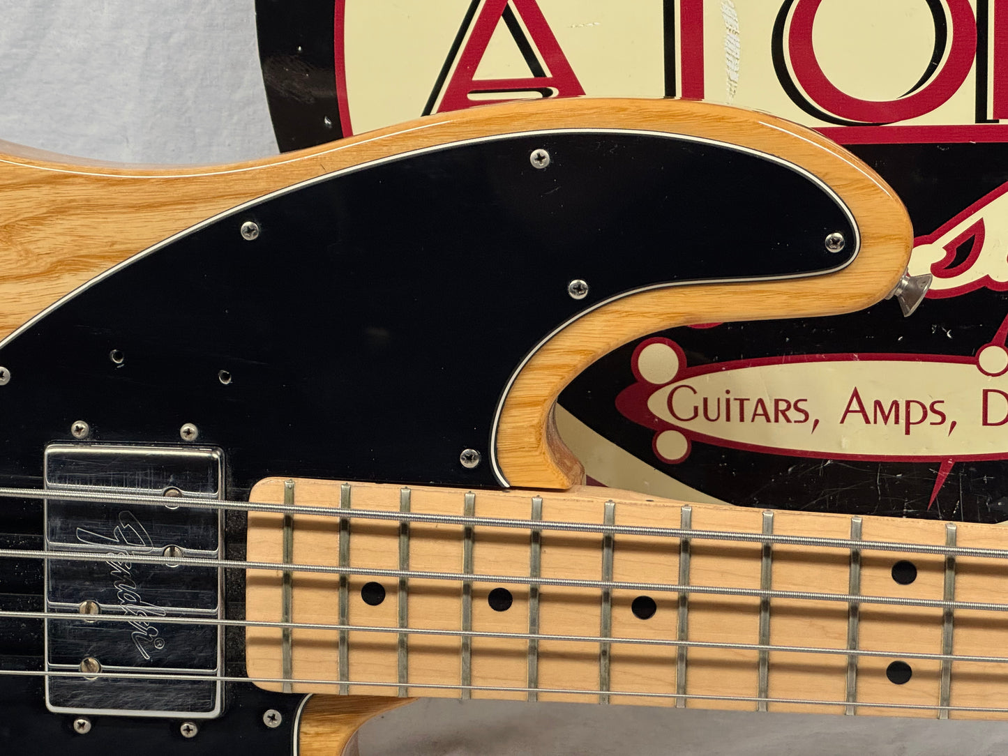Fender USA Telecaster Bass 4-string Tele Bass with Case 1978 - Natural / Maple neck