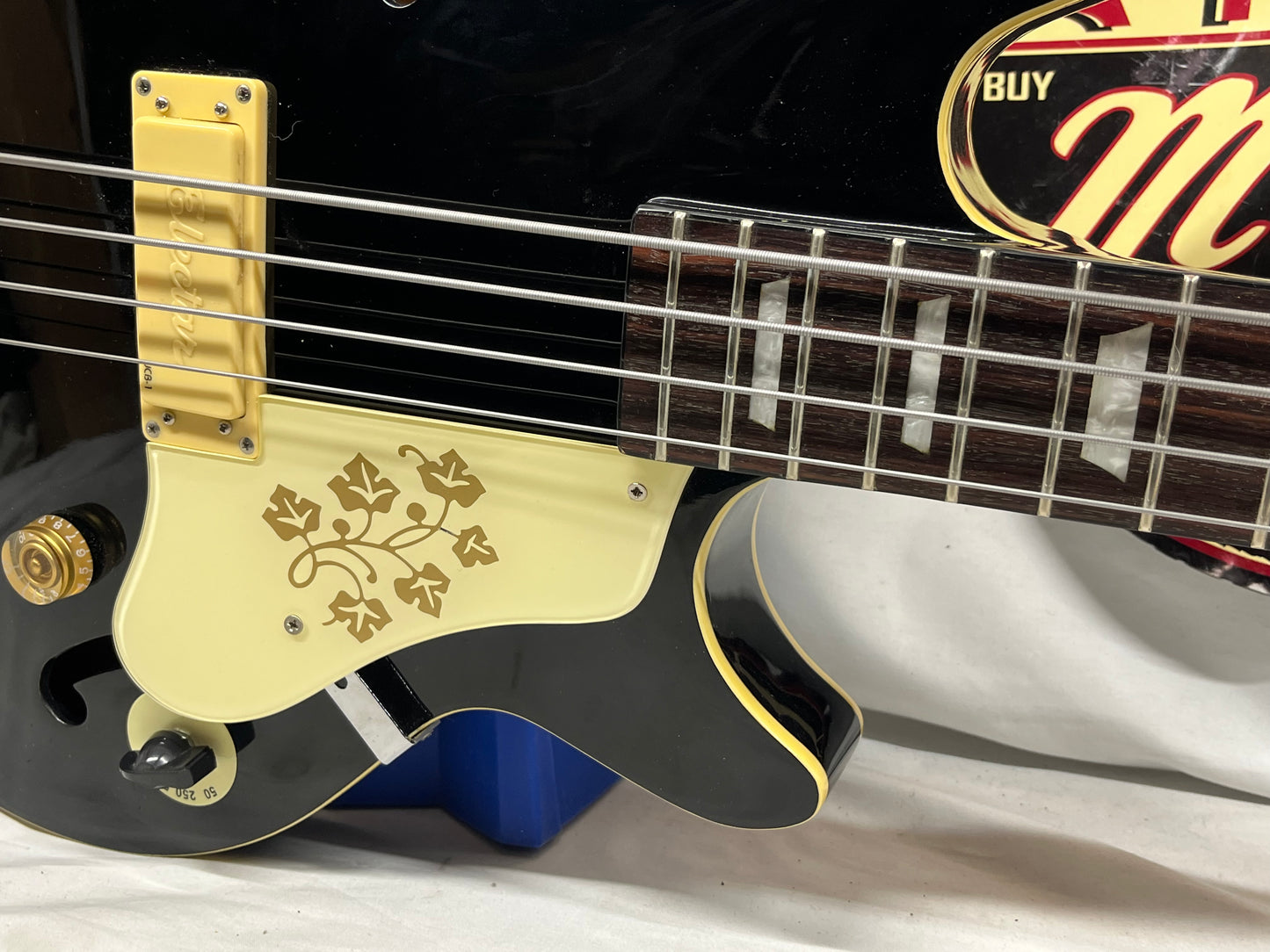 Epiphone Jack Casady Signature 4-String Semi-Hollow Body Electric Bass - Black