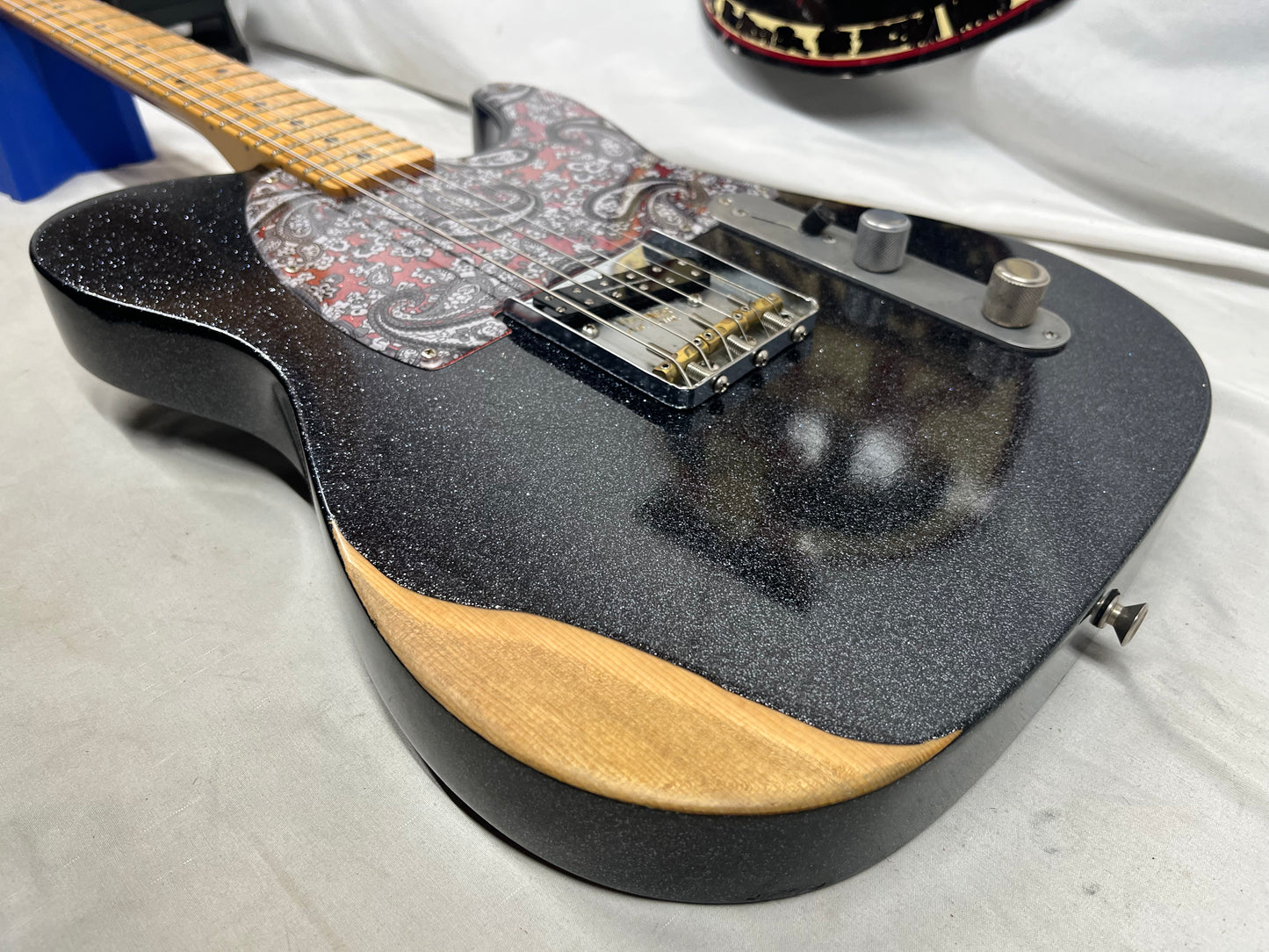 Fender Brad Paisley Esquire Signature Telecaster tele Electric Guitar MIM - Made in Mexico - Black Sparkle