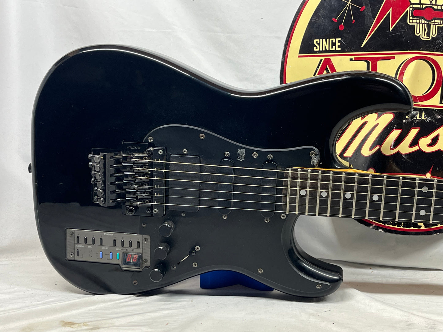 Casio PG-380 Electric Guitar Synthesizer 1980s - Black