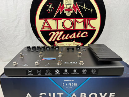 Blackstar ID:X Floor Three Guitar Multi-Effects Pedal with Power Supply + Box