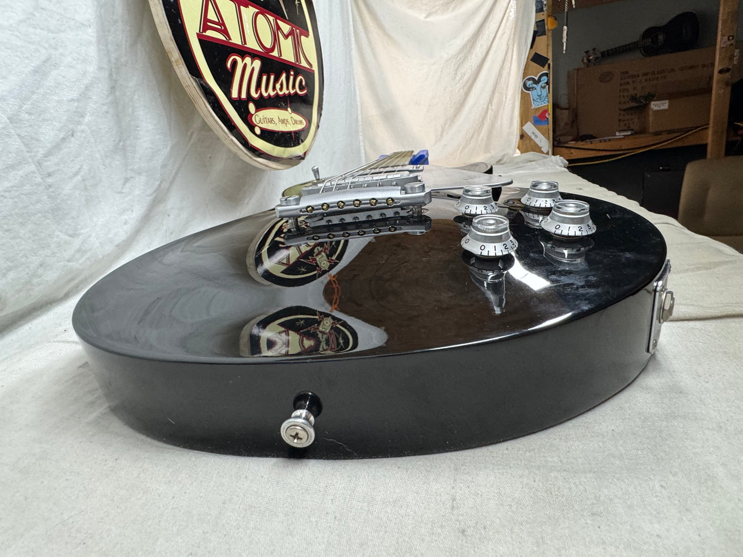 Gibson LPSTHECH1 Limited Edition Les Paul Studio Platinum Guitar with Case 2003 - Ebony / Black