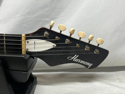 Harmony H15 Bobkat Vintage Electric Guitar with Chipboard Case