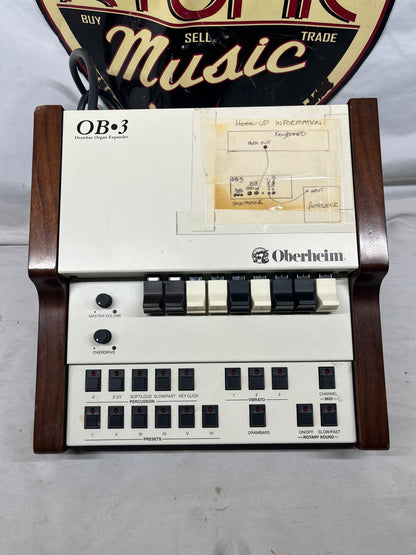 Oberheim OB-3 Drawbar Organ Expander Module