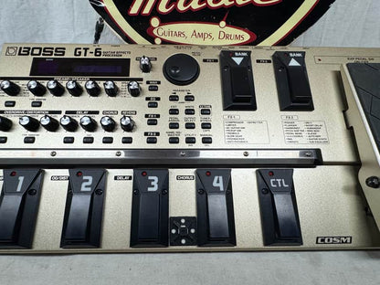 Boss GT-6 gt6 Guitar Multi-Effects Processor Preamp Pedal with Power Supply - Image 3