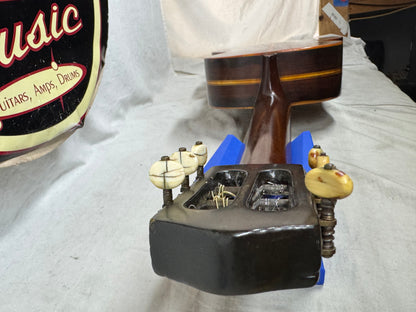 Unknown Builder Parlor Acoustic Guitar with Case late 1800s - early 1900s