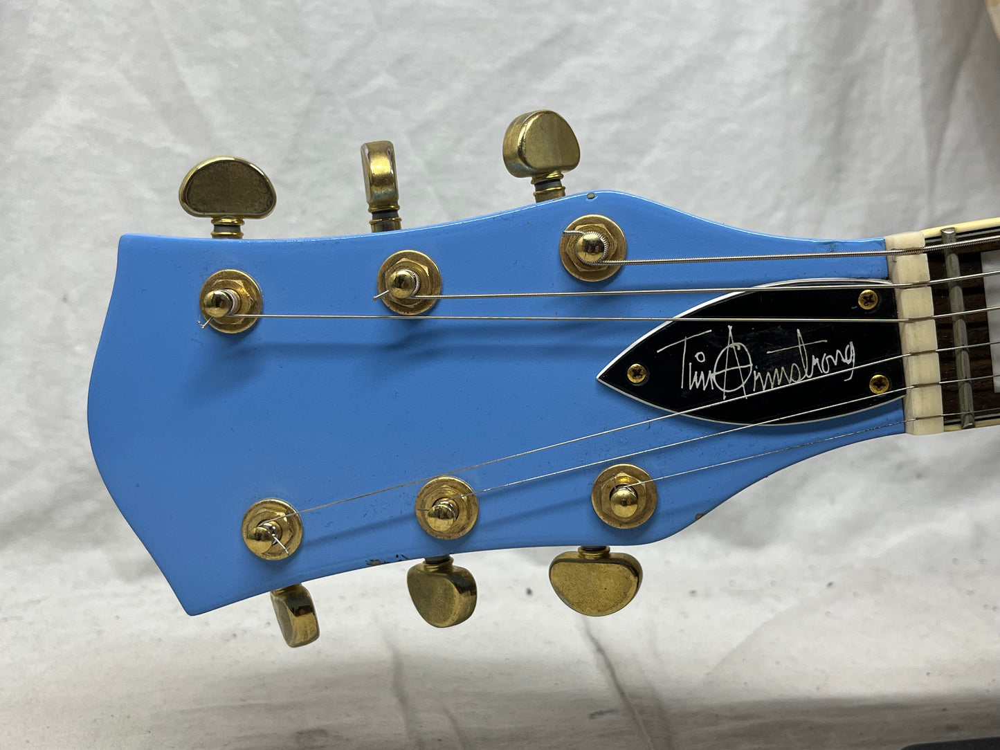 Gretsch G5191 Tim Armstrong Lefty Left-Handed Semi-Hollow Body Electric Guitar -- Spray Painted