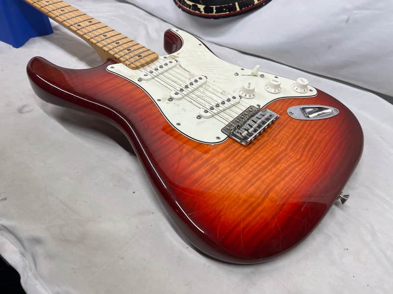 Fender Standard Stratocaster Strat Plus Top Electric Guitar - Image 19