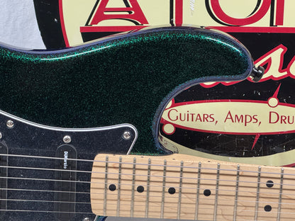 Fender Special Edition FSR Flip Flop Standard Stratocaster Guitar - upgraded! 2004 - Green-Blue