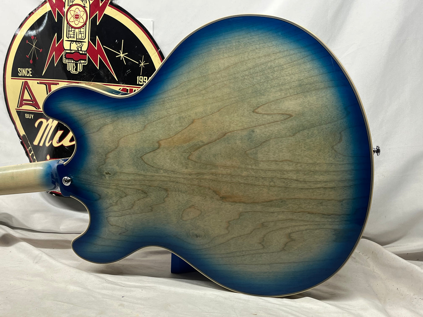 D'Angelico DAPDCBLBCSCB9EX Doublecut Semi-Hollow Body Electric Guitar
