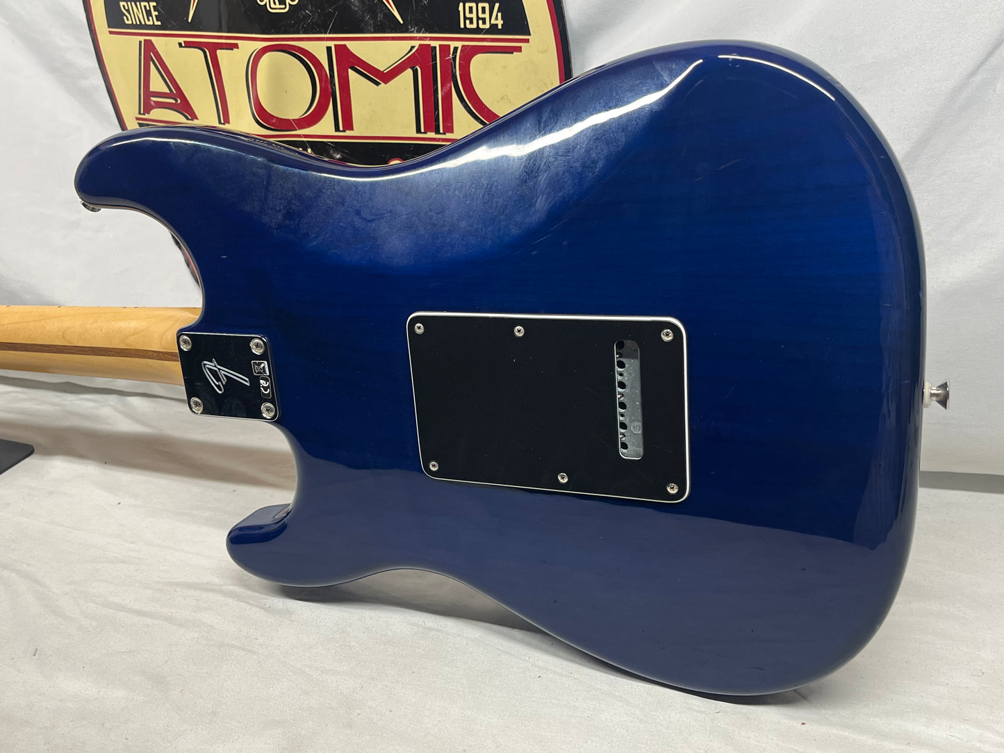 Fender Limited Edition Player Stratocaster HSS Plus Top Electric Guitar MIM - Made in Mexico - Blue Burst