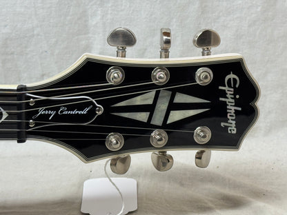 Epiphone Jerry Cantrell Signature Model Les Paul Custom Guitar with Case 2022