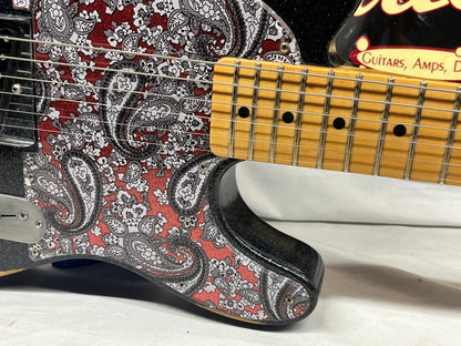 Fender Brad Paisley Esquire Signature Telecaster tele Electric Guitar MIM - Made in Mexico - Black Sparkle