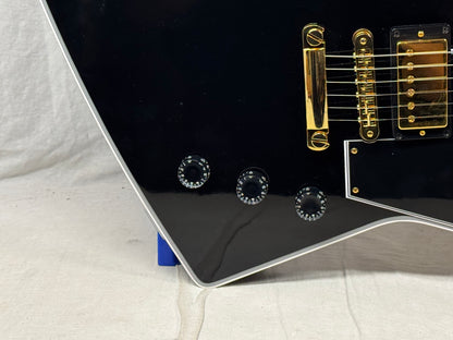 Gibson USA Custom Shop Explorer Custom Guitar with COA + Case 2024 - Ebony / Black