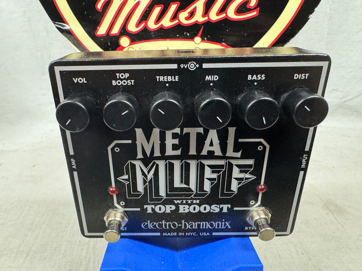 Electro-Harmonix Metal Muff with Top Boost Distortion Pedal