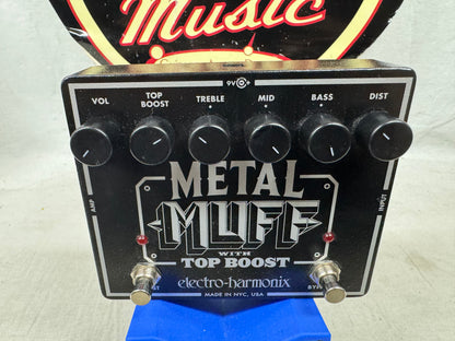 Electro-Harmonix Metal Muff with Top Boost Distortion Pedal