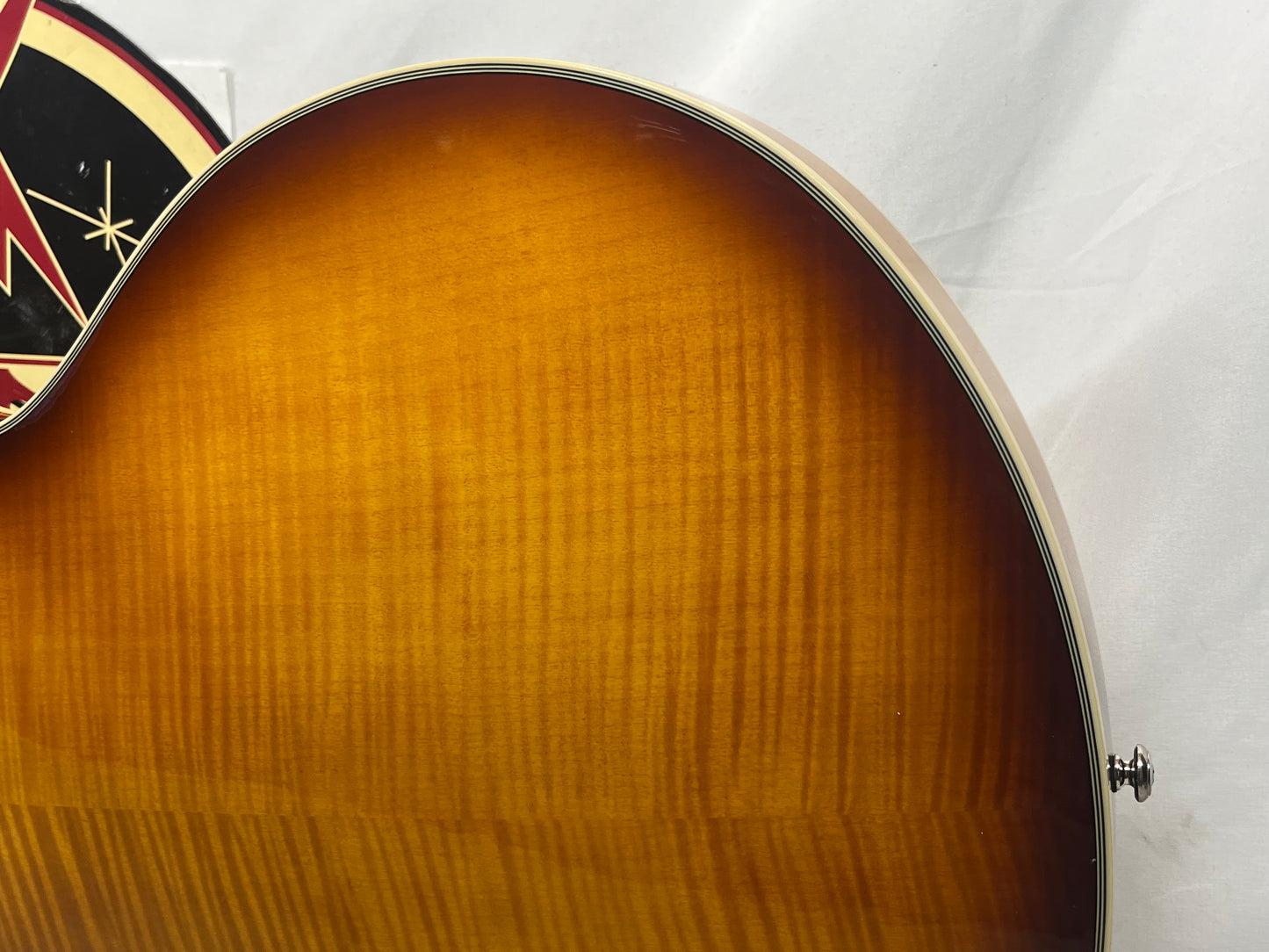 D'Angelico DAPDCDITBNS Premier DC Semi-Hollow Body Electric Guitar - Dark Iced Tea Burst