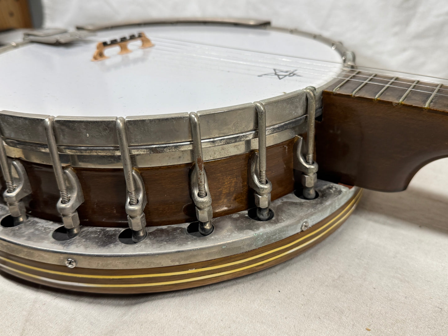 Bacon Peerless ? 4-string Banjo with Case - previously owned by Charlie Byrd