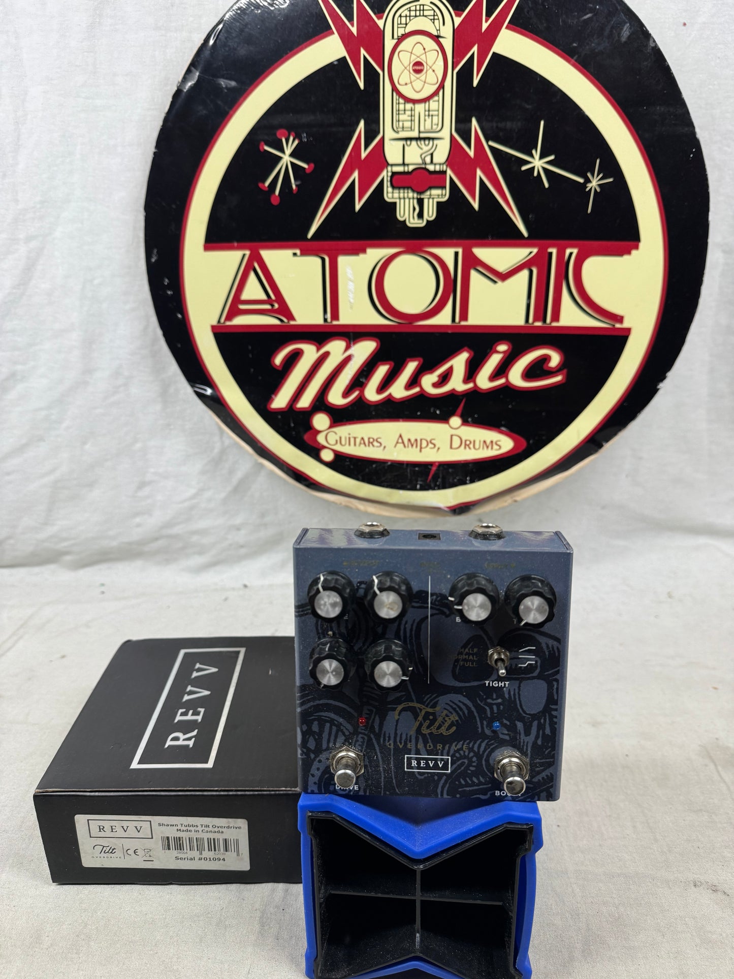 REVV Shawn Tubbs Tilt Overdrive Pedal with Box