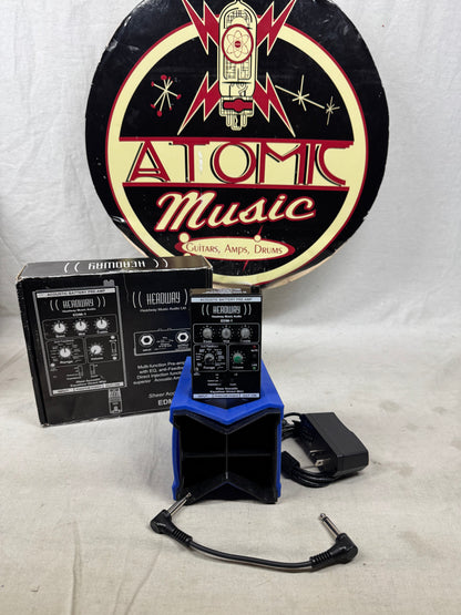 Headway Music Audio EDM-1 edm1 Acoustic Battery Preamp Module with Power Supply + Box