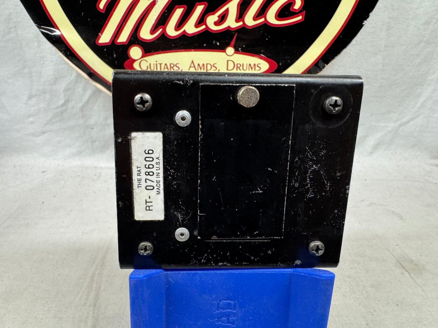 ProCo Rat v3-C version 3-C "No Brackets" Distortion Pedal with LM308 pot codes date to 1987 - *missing rubber feet
