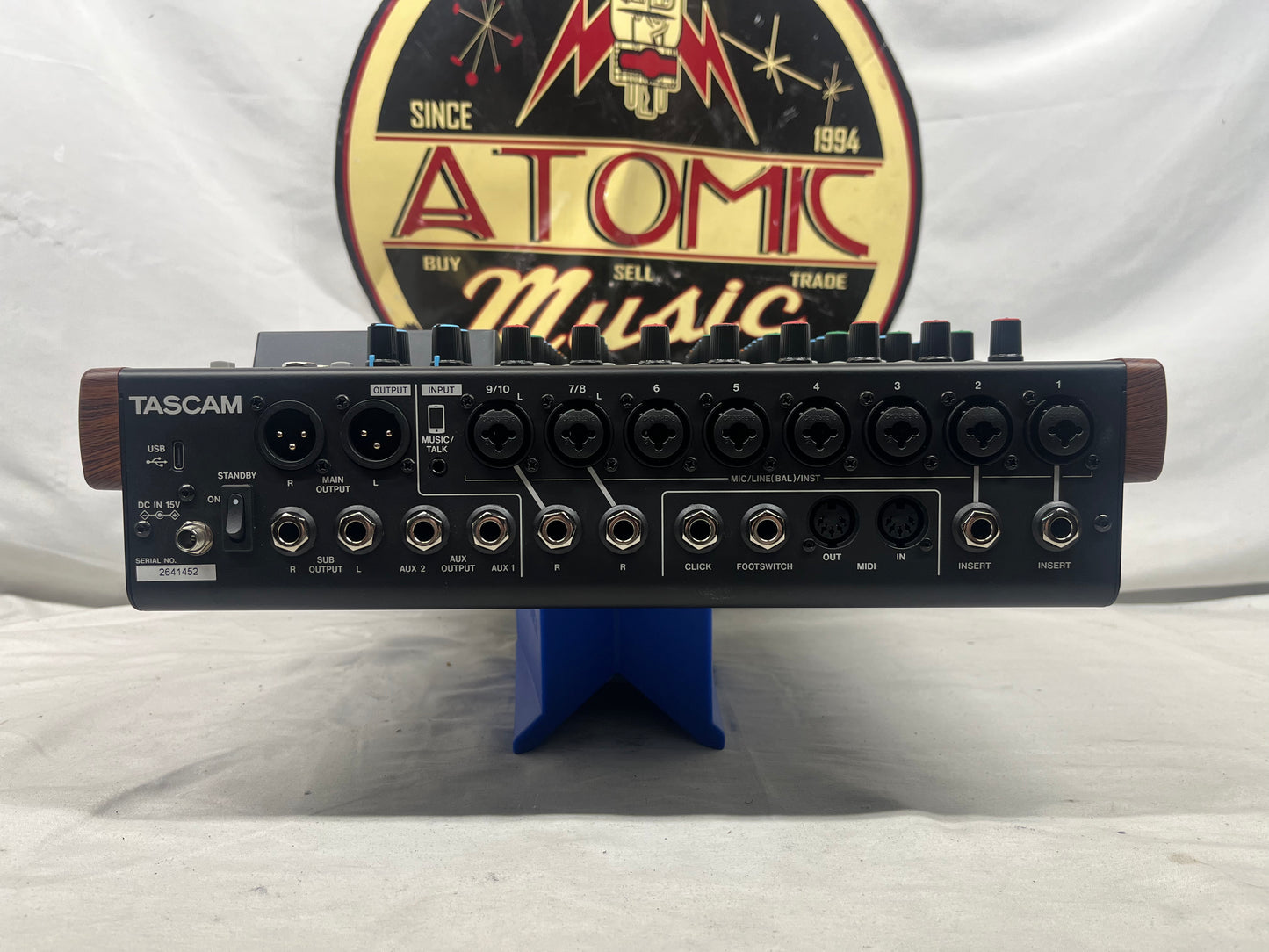 TASCAM Model 12 Mixer / Audio Interface / Recorder / Controller with Power Supply and Deck Saver Cover