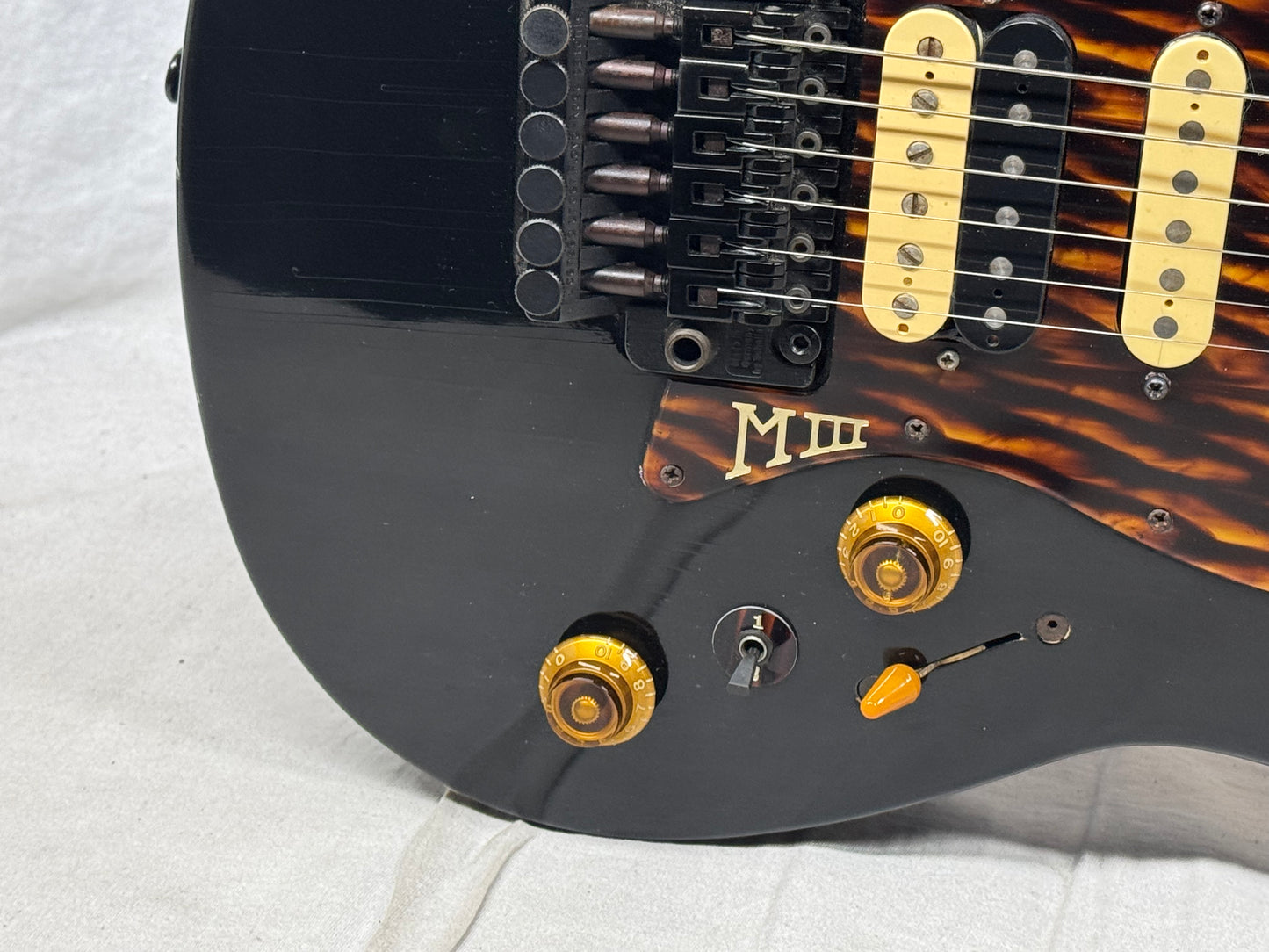 Gibson M-III miii M-3 m3 Standard Guitar with Case 1991 - Ebony / Black