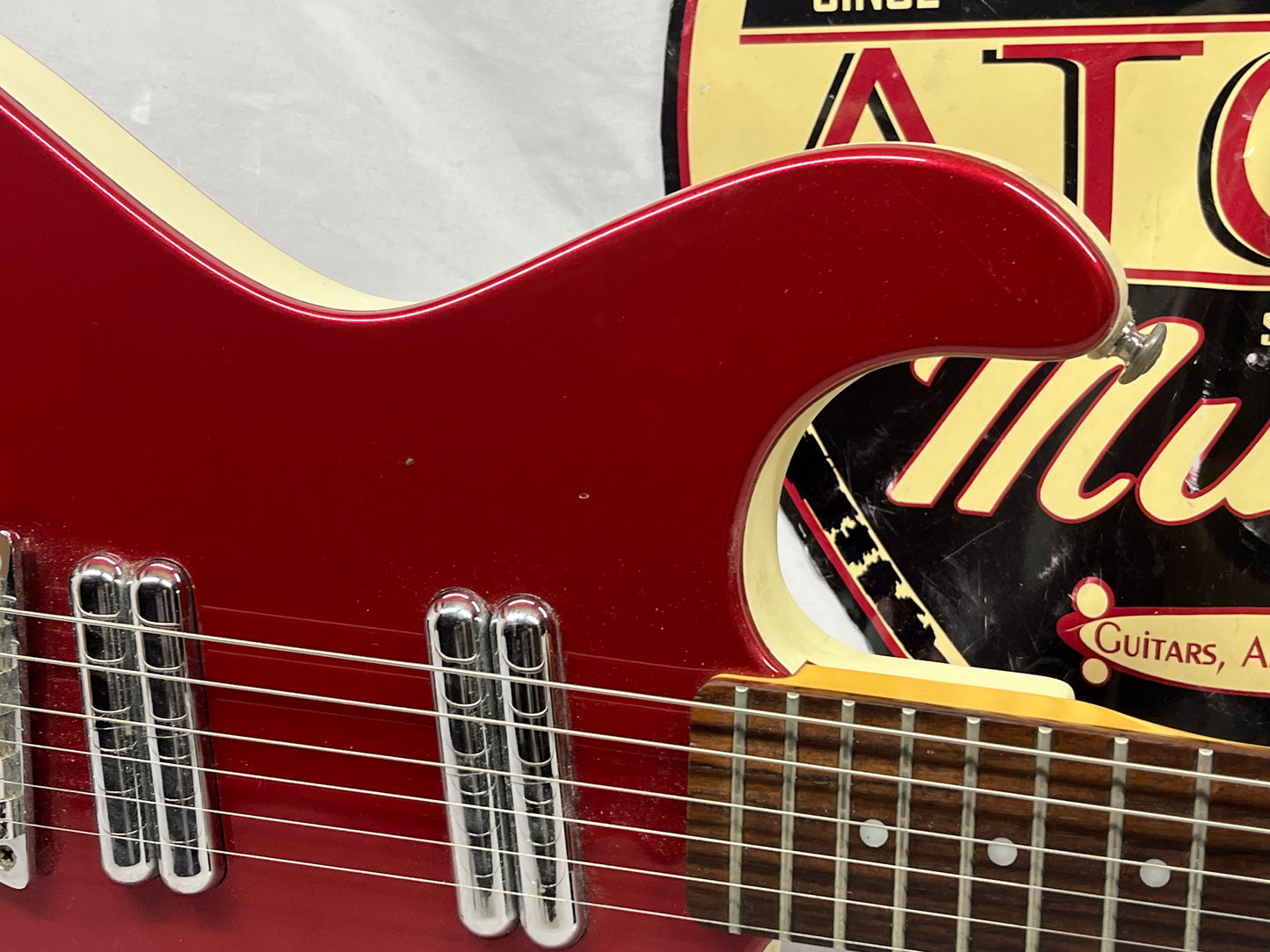 Danelectro Hodad Doublecut Electric Guitar - Red Pearl