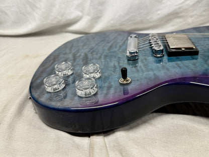 Gibson SG Modern Guitar with Case - Headstock Repaired - UGLY! 2023 - Blueberry Fade