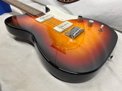 Squier Paranormal Baritone Cabronita Telecaster Tele Electric Guitar - 3-Color Sunburst