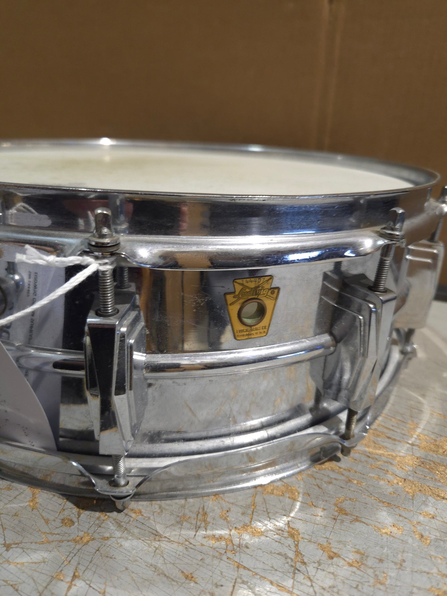 Ludwig LM400 Supraphonic 5x14" 10-Lug Aluminum Snare Drum 1985 - Present - Chrome-Plated
