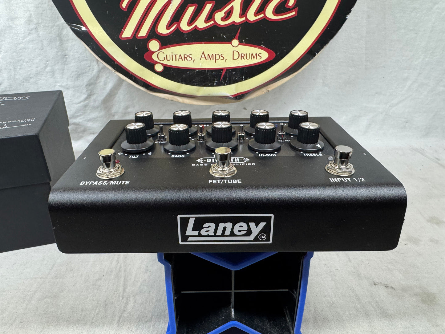 Laney Black Country Customs x Nathan East DB-EAST-PRE Digbeth Bass Preamp Pedal with Box