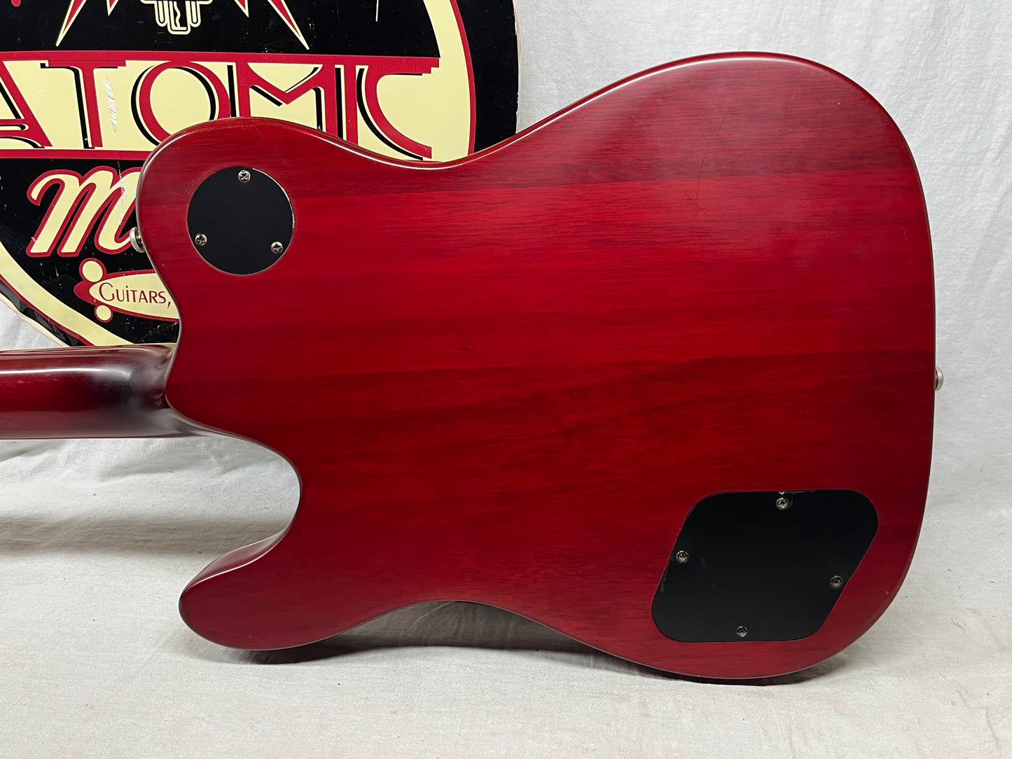 Squier Master Series Chambered Telecaster Electric Guitar 2005 - Crimson Red Transparent