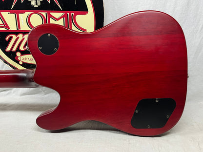 Squier Master Series Chambered Telecaster Electric Guitar 2005 - Crimson Red Transparent