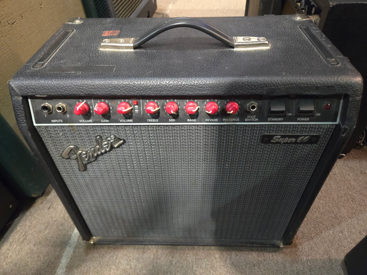 Fender Super 60 2-Channel 60-Watt 1x12" Guitar Combo 1988 - 1992 - Local Pickup Only