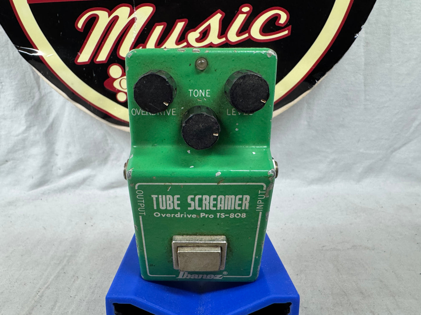 Ibanez TS-808 ts808 Tube Screamer Overdrive Pro Pedal with JRC4558D - MIJ Made In Japan