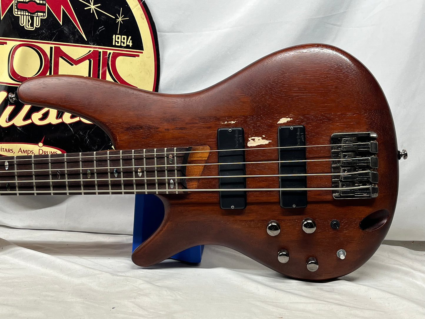 Ibanez Soundgear SR500L Left-Handed Lefty *Strung for Right-Handed Playing* Doublecut 4-String Electric Bass