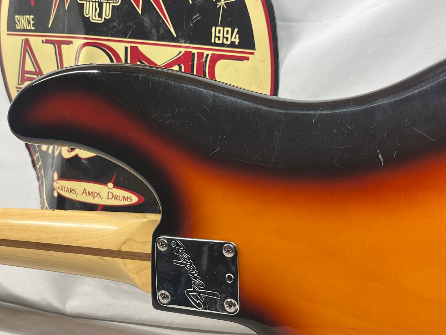 Fender Precision Bass P-Bass Plus 4-String Electric Bass - Brown Sunburst