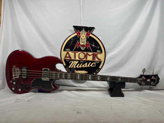 Epiphone EB-3 SG 4-String Doublecut Electric Bass - Cherry Red