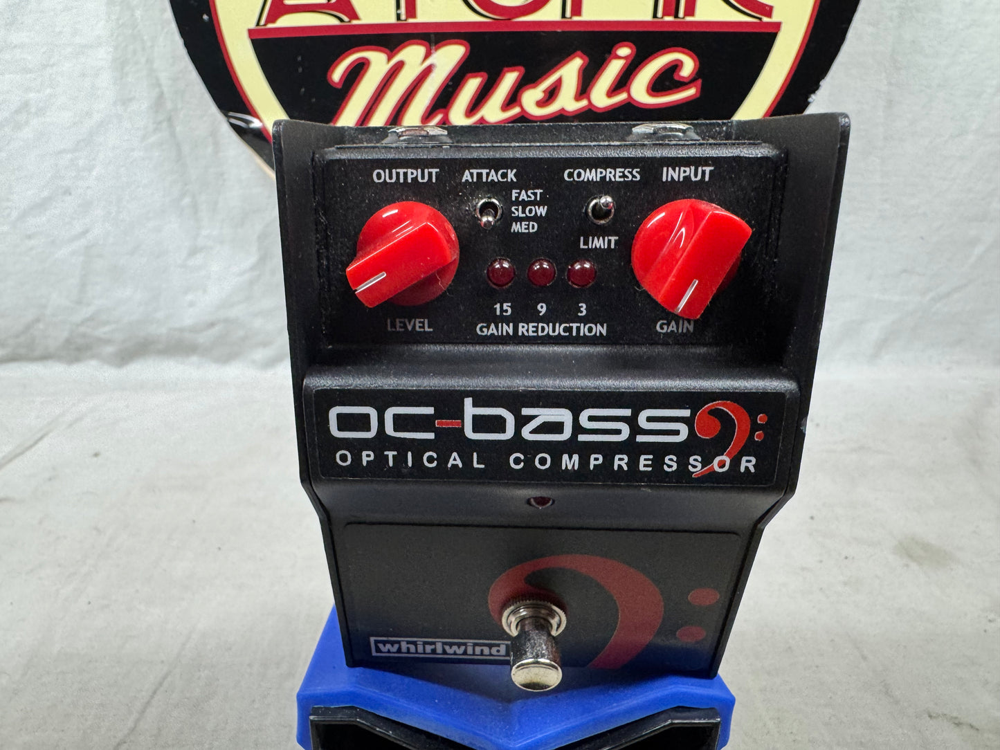 Whirlwind OC-Bass Bass Optical Compressor Pedal