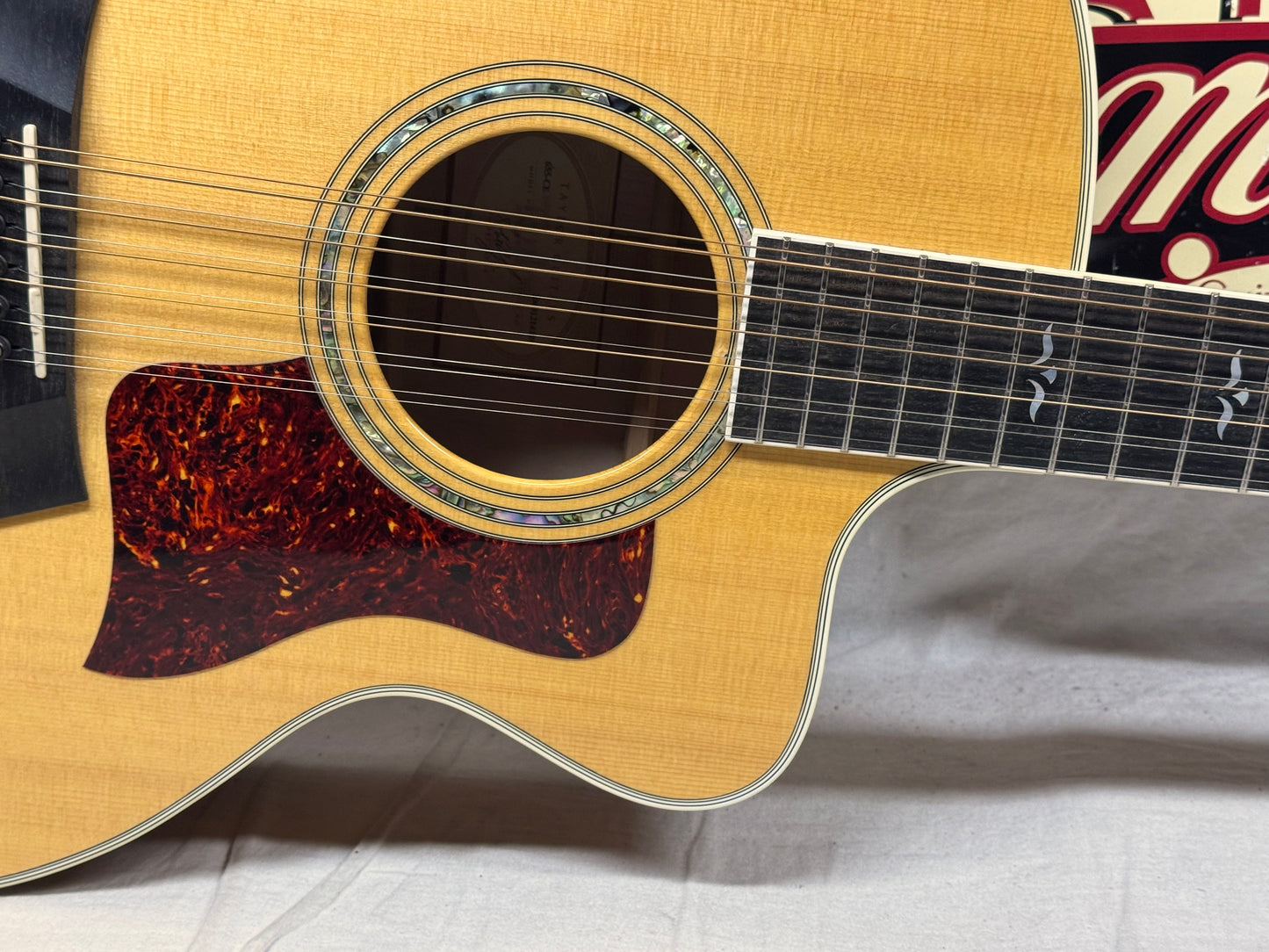Taylor 655-CE 655ce 12-string Acoustic Guitar with Case 2000