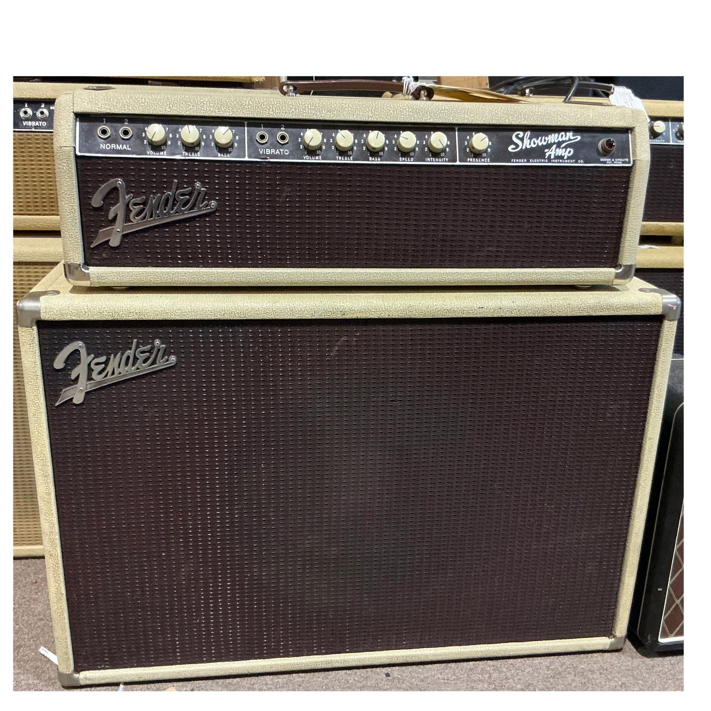 Fender Showman Amp Tube Guitar Amplifier Head + Speaker Cabinet 1961 - Local Pickup Only