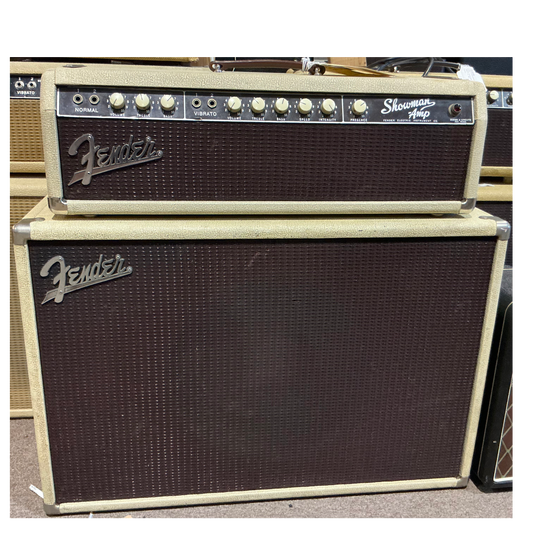 Fender Showman Amp Tube Guitar Amplifier Head + Speaker Cabinet 1961 - Local Pickup Only