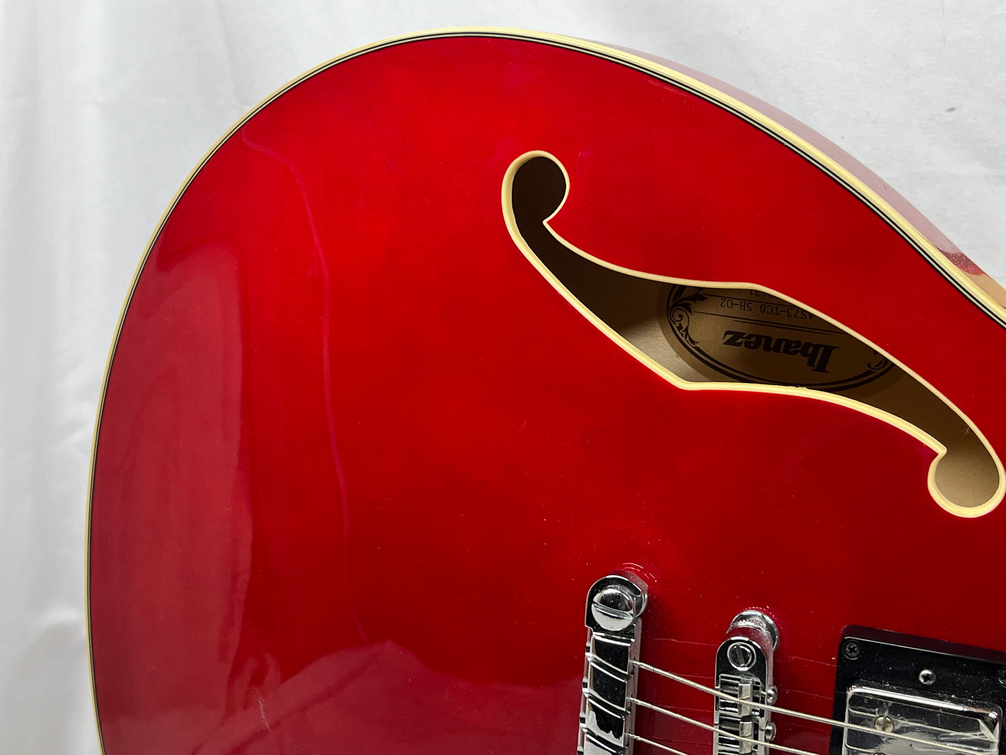 Ibanez Artcore Series AS73-TCD Semi-Hollow Body Electric Guitar - Transparent Cherry Red