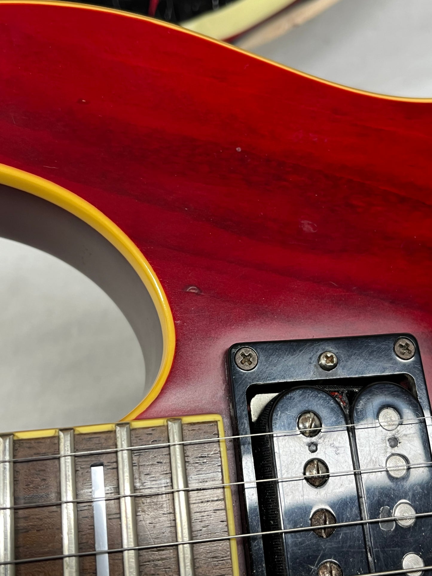 Squier Master Series Chambered Telecaster Electric Guitar 2005 - Crimson Red Transparent